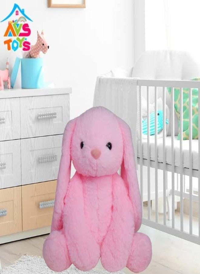 Vaishno Small SoftToy for Kids,Girls & Chidren Playing Toys for Girls and Boys, Soft Toys for Playing Home Decoration - Bunni Size 35 cm - (Pink) - Image 3